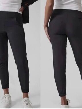 Athleta Brooklyn Slim Jogger Pants in Black size 2